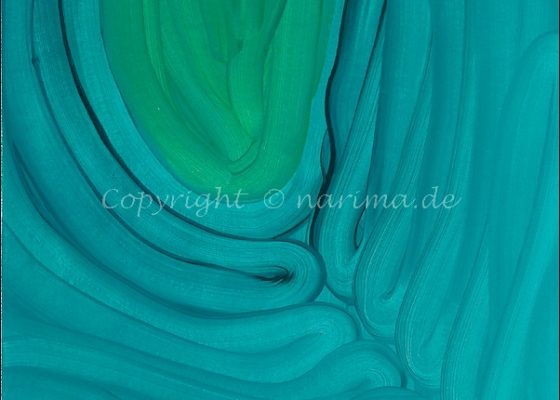 0143 - Bild ohne Titel - 2020/03 - Original: Acryl auf Papier - ca. 26 x 38 cm