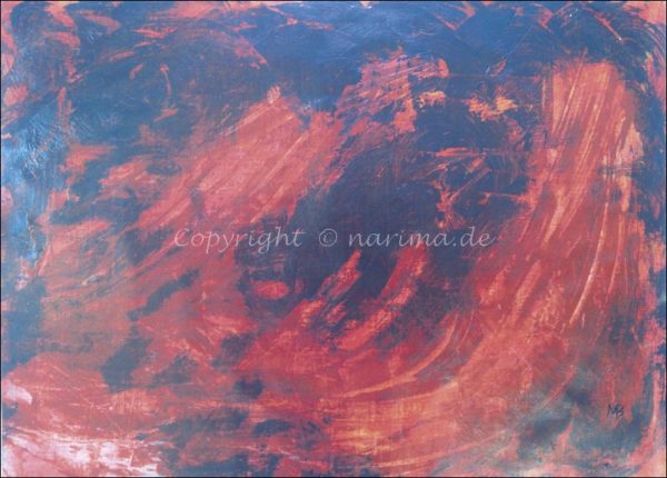 0170 - Bild ohne Titel - 2021/01 - Original: Acryl auf Vlies - ca. 50 x 70 cm