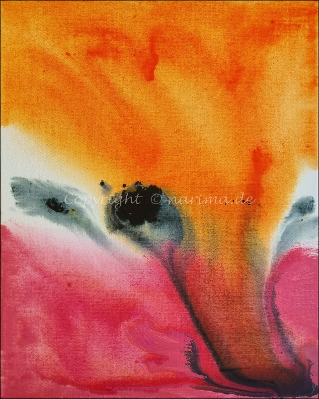 0218 - Bild ohne Titel - 2022/05 - Original: Acryl auf Leinwand - ca. 50 x 40 cm