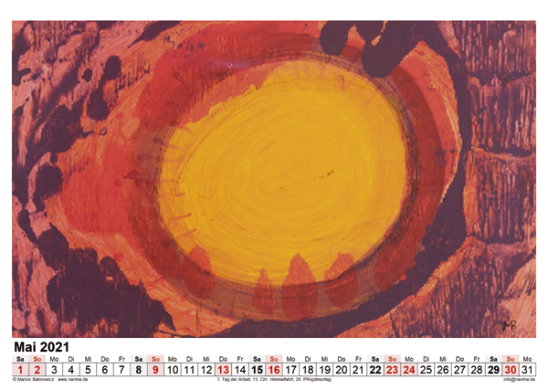 Malerei: Kalenderblatt Mai 2021