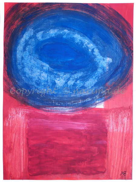 100 - ohne Titel - 2020/04 - Original: Acryl auf Vlies - ca. 50 x 70 cm