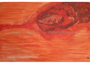 107 - ohne Titel - 2020/05 - Original: Acryl auf Vlies - ca. 50 x 80 cm