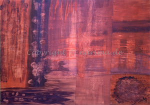 113 - Monument Valley - 2020/05 - Original: Acryl auf Vlies - ca. 48 x 69 cm