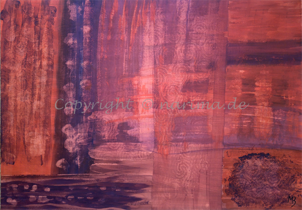 0113 - Monument Valley - 2020/05 - Original: Acryl auf Vlies - ca. 48 x 69 cm